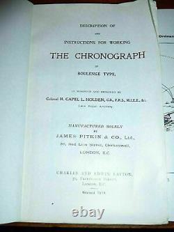 Rare Ballistics Chronograph by James Pitkin London circa 1910