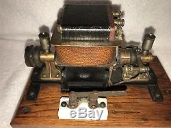 Rare Bipolar Motor Edison / Tesla era museum show piece 1890