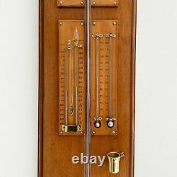 Rare Early Victorian Stick Barometer Weather Station By S&b Solomons London