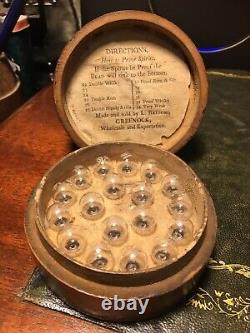 Rare Georgian Boxed Philosophical Bubble Set Whisky Proof Tester C1800