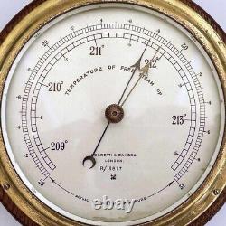 Rare Hypsometer Aneroid Barometer By Negretti & Zambra
