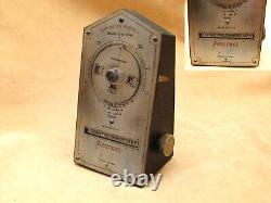 Rare Negretti & Zambra desktop weather forecaster with silvered face plate