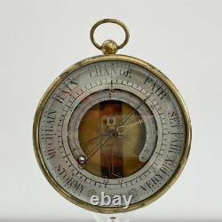 Rare Victorian Series 2 Bourdon & Richard Aneroid Barometer With Thermometer