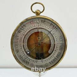 Rare Victorian Series 2 Bourdon & Richard Aneroid Barometer With Thermometer