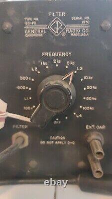 Rare Vintage Antique General Radio Co. Frequency Filter Type 1231-p5