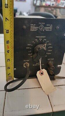 Rare Vintage Antique General Radio Co. Frequency Filter Type 1231-p5