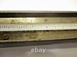 Rare Vintage fisheries Brass Cased Thermometer MFG N. Y. C. Still Works