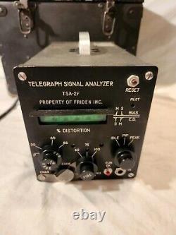Rare Vtg Towaco TSA-2F Electronics Telegraph Signal Analyzer With Case