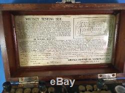 Rare Whitney Electrical Instrument Testing Set Resistance Dated 1907