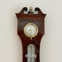Regency Clock Wheel Barometer For Tarelli Northampton With Tagliabue Provenance