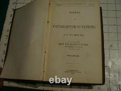 Report Commissioner of Patents ART & MANUFACTURES for 1858 vol 3, ILLUSTRATIONS