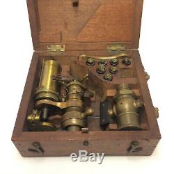 Richard's Steam Engine Indicator with Case By Elliott Brothers London 19th Century