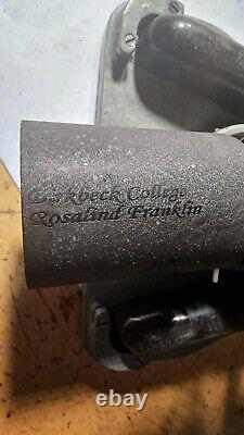 Rosalind Franklin British chemist Bactil binocular microscope 1950s