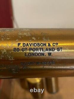 Scarce The Davon Patent WWI Micro Telescope, F. Davidson & Co, London with Case