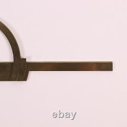 Semi-Circular Protractor Brass France 19th Century