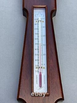 Sewills Of Liverpool Barometer Mahogony Banjo Style Thermometer & Hygrometer