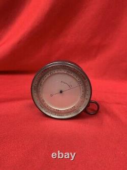 Silver Plated Travelling Barometer