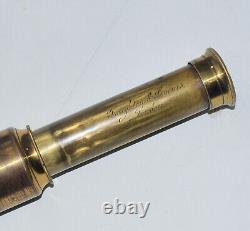 Single draw telescope by Troughton & Simms. War Department