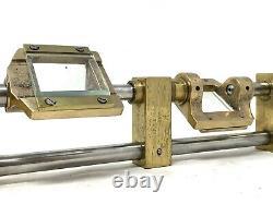 Stereoscope Bar Parallax, Vintage Scientific Instrument, JMG & Sons + Case