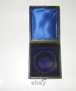 Sterling Silver Pocket Watch Pedometer Hallmarked London 1895, silk lined case