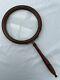 Stunning Huge Victorian Rosewood Framed Museum Magnifying Glass c1860
