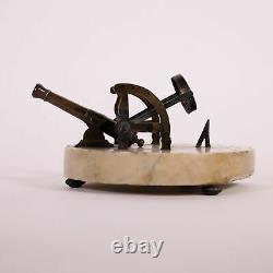 Sundial Cannon Brass Italy XVIII Century