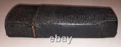 Superb Georgian W & S Jones, London Black Shagreen Etui Partially Furnished Etui