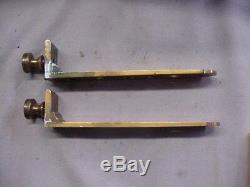 Surveor's Compass Sights or Vanes Surveying Brass Vintage