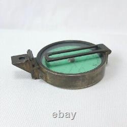 THOMAS JONES PRISMATIC BRASS COMPASS VICTORIAN SURVEYING SCHMALCALDER c. 1852