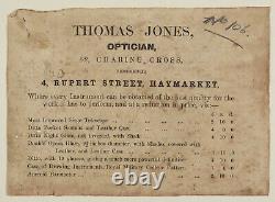 THOMAS JONES PRISMATIC BRASS COMPASS VICTORIAN SURVEYING SCHMALCALDER c. 1852