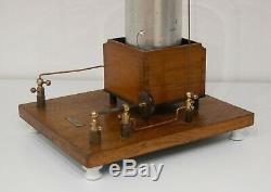 Tesla Coil Leyden Jar & Spark Gap Apparatus By Robert Drosten Of Brussels