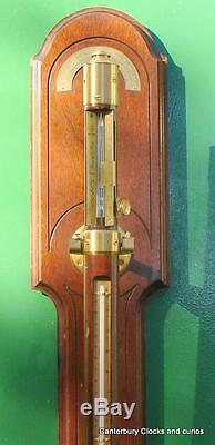 The Admiral Nelson Gimbled Vintage Ships Marine Stick Barometer