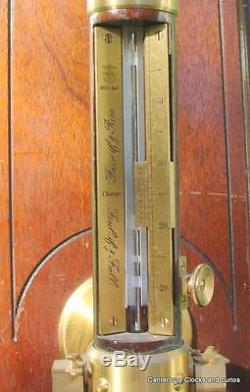 The Admiral Nelson Gimbled Vintage Ships Marine Stick Barometer