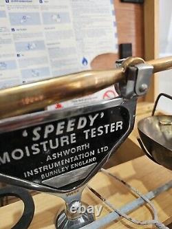 The Speedy Moisture Tester in Wooden Case Vintage by T. Ashworth & Co Ltd