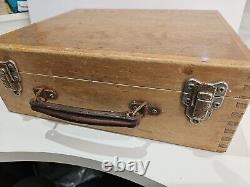 The Speedy Moisture Tester in Wooden Case Vintage by T. Ashworth & Co Ltd