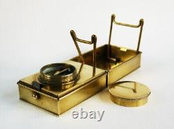 Top Quality Antique Brass Portable Surgeon's Surgical Instrument Steriliser