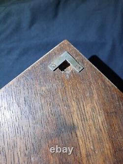 Top Quality Victorian Oak And Cast Iron Barometer Rare Antique Diamond Carving X
