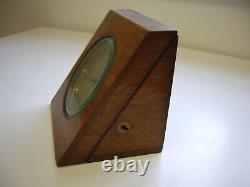 VERY EARLY E. J. DENT No 6037 DESK BAROMETER & THERMOMETER IN RARE CASE -WORKING