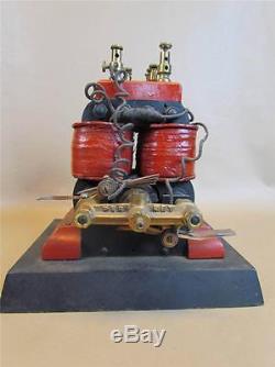 Very Rare Antique Perret Museum Quality Bipolar Electric Motor Engine