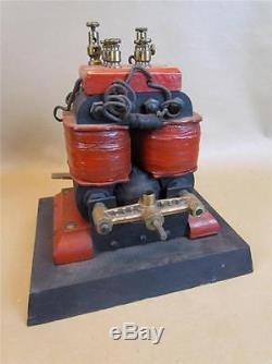 Very Rare Antique Perret Museum Quality Bipolar Electric Motor Engine