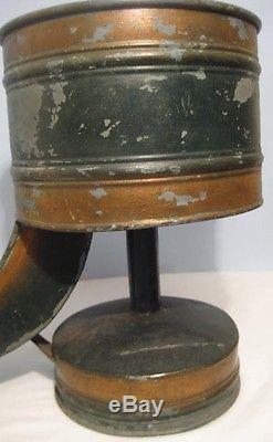 Very Rare Antique Zinc & Copper Mechanical Water Wheel Toy / School Model 1800s
