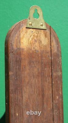 Victorian Antique English Mahogany J Davis Stick Barometer