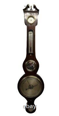Victorian Barometer In Rosewood Case