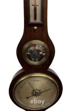 Victorian Barometer In Rosewood Case