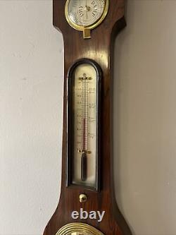 Victorian Barometer In Rosewood Case by G. Matteri of Tenbury