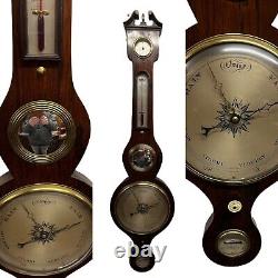 Victorian Barometer In Rosewood Case by G. Matteri of Tenbury