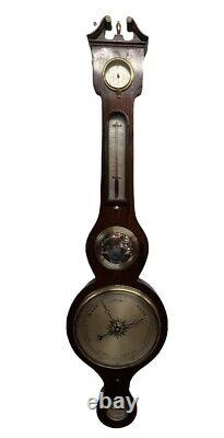 Victorian Barometer In Rosewood Case by G. Matteri of Tenbury