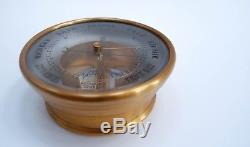Victorian Bourdon Barometer By Jules Richard With Painted Glass Dial