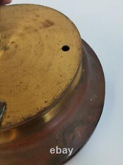 Victorian Brass Aneroid Wall Barometer Dubois & Casse 1860s