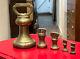 Victorian Brass Bell Weights